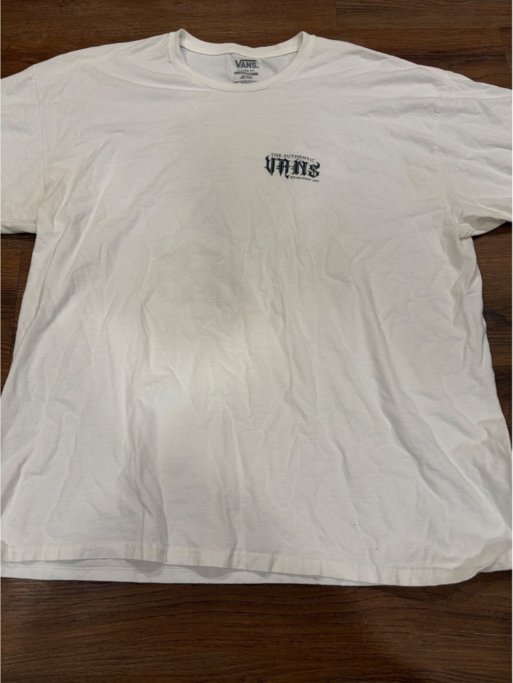 Vans White Graphic T Shirt